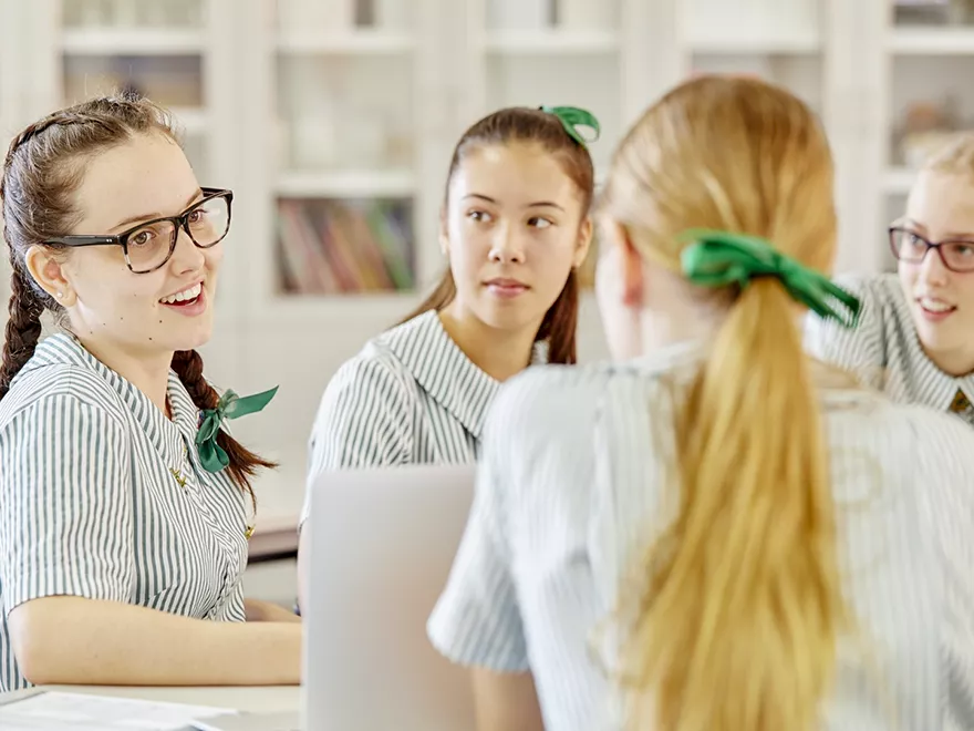 Clayfield College students
