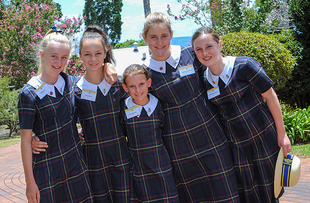 Students at Fairholme College Toowoomba